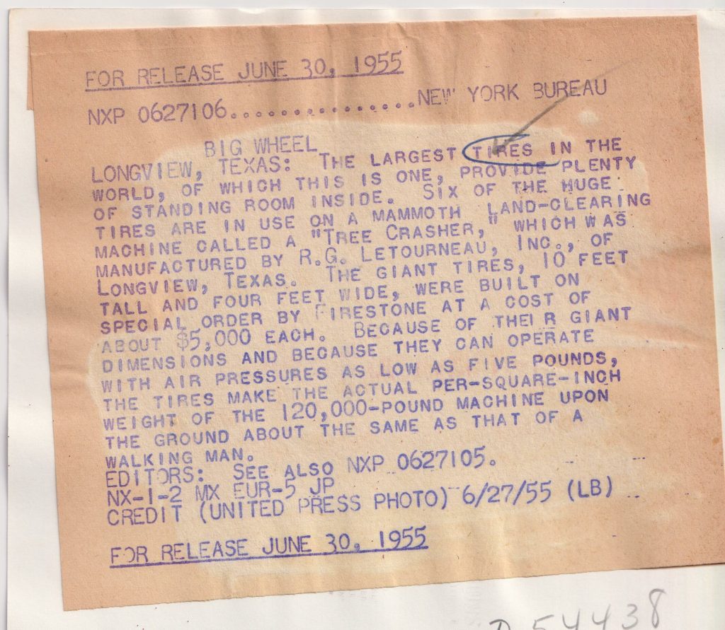 Man Inside Firestone 120x48x68&nbsp;Tire