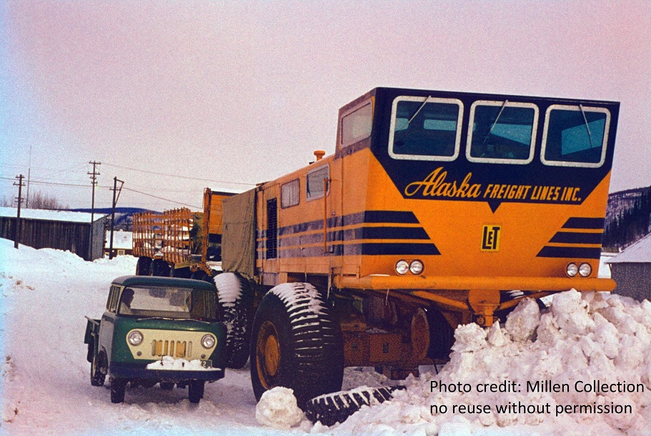 Sno-Freighter after the Crash and&nbsp;Fire