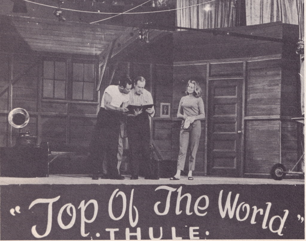 Bob Hope and Anita Ekberg at Thule Air Base New Years&nbsp;1955