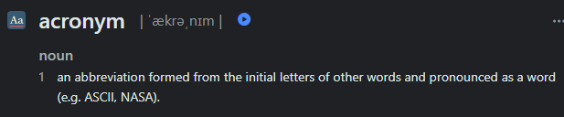 Abbreviations and Acronyms