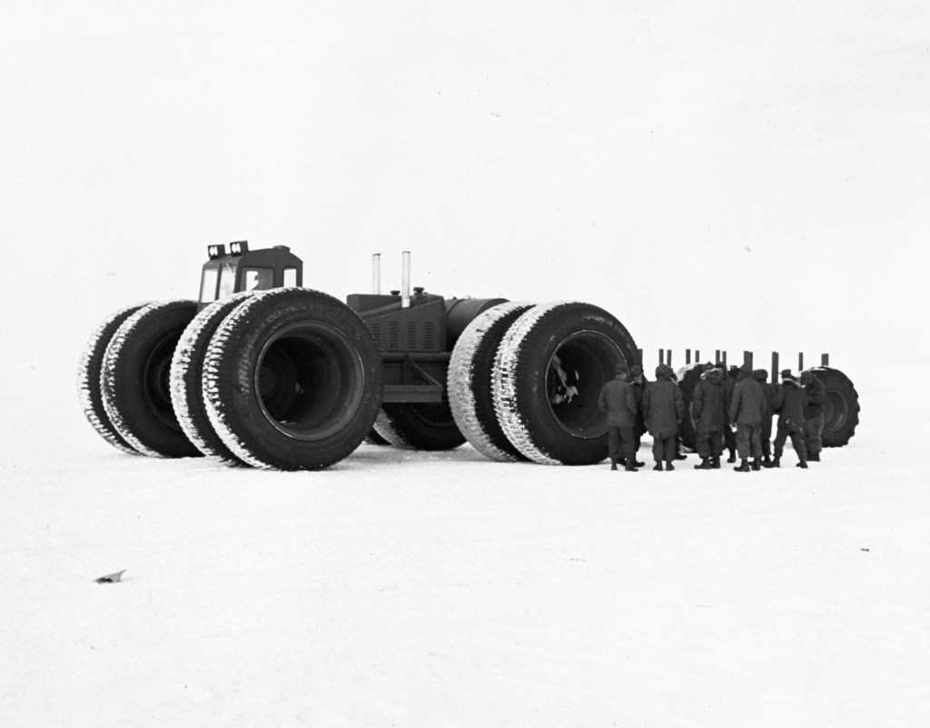 Sno-Buggy with Experimental Trailer and&nbsp;Model