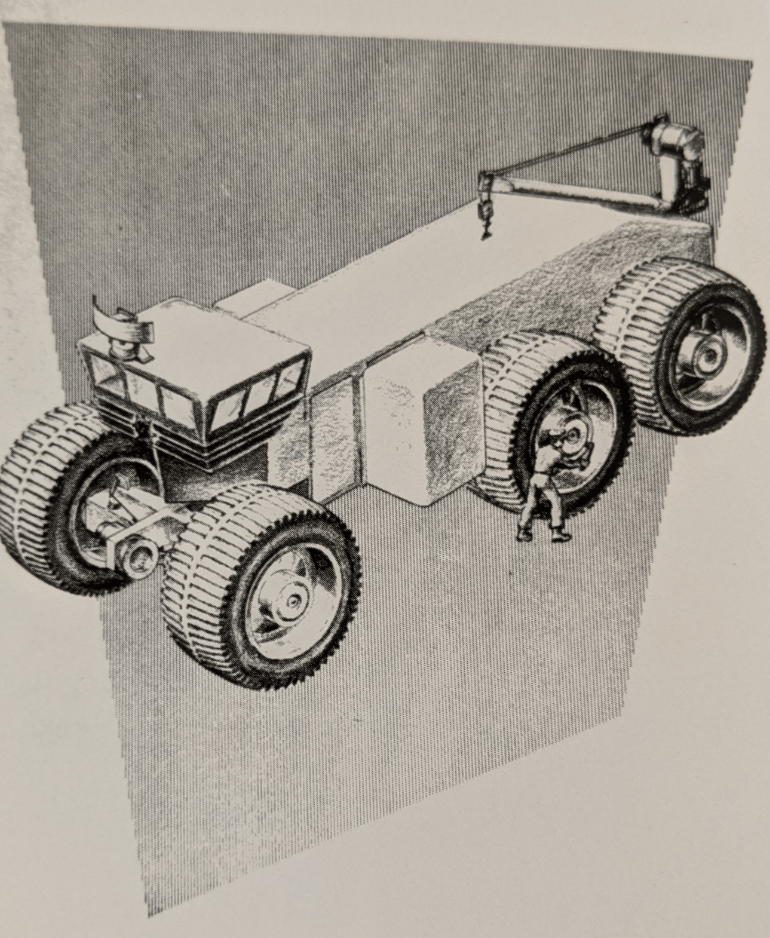 Phase I Overland MkII: Early&nbsp;Drawing