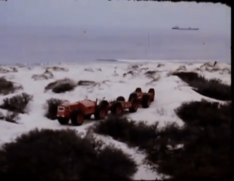 U.S. Army Transportation Logistics Train Concepts with the Sno-Train and&nbsp;Tournamotive