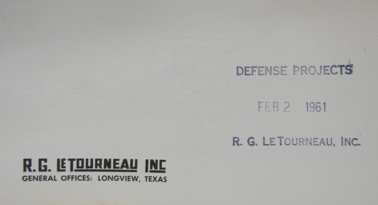 R.G. LeTourneau, Inc: Defense Projects